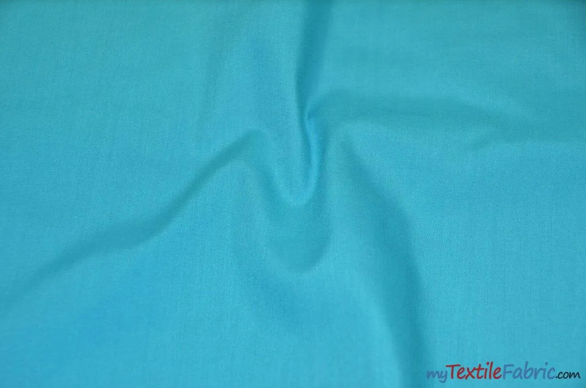 Polyester Cotton Broadcloth Fabric | 60" Wide | Solid Colors | Wholesale Bolt | Multiple Colors |