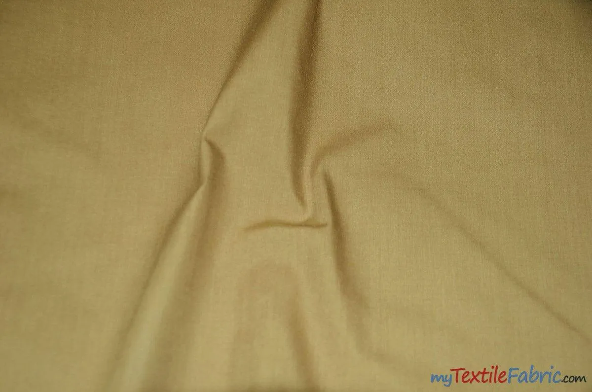 Polyester Cotton Broadcloth Fabric | 60" Wide | Solid Colors | Wholesale Bolt | Multiple Colors |