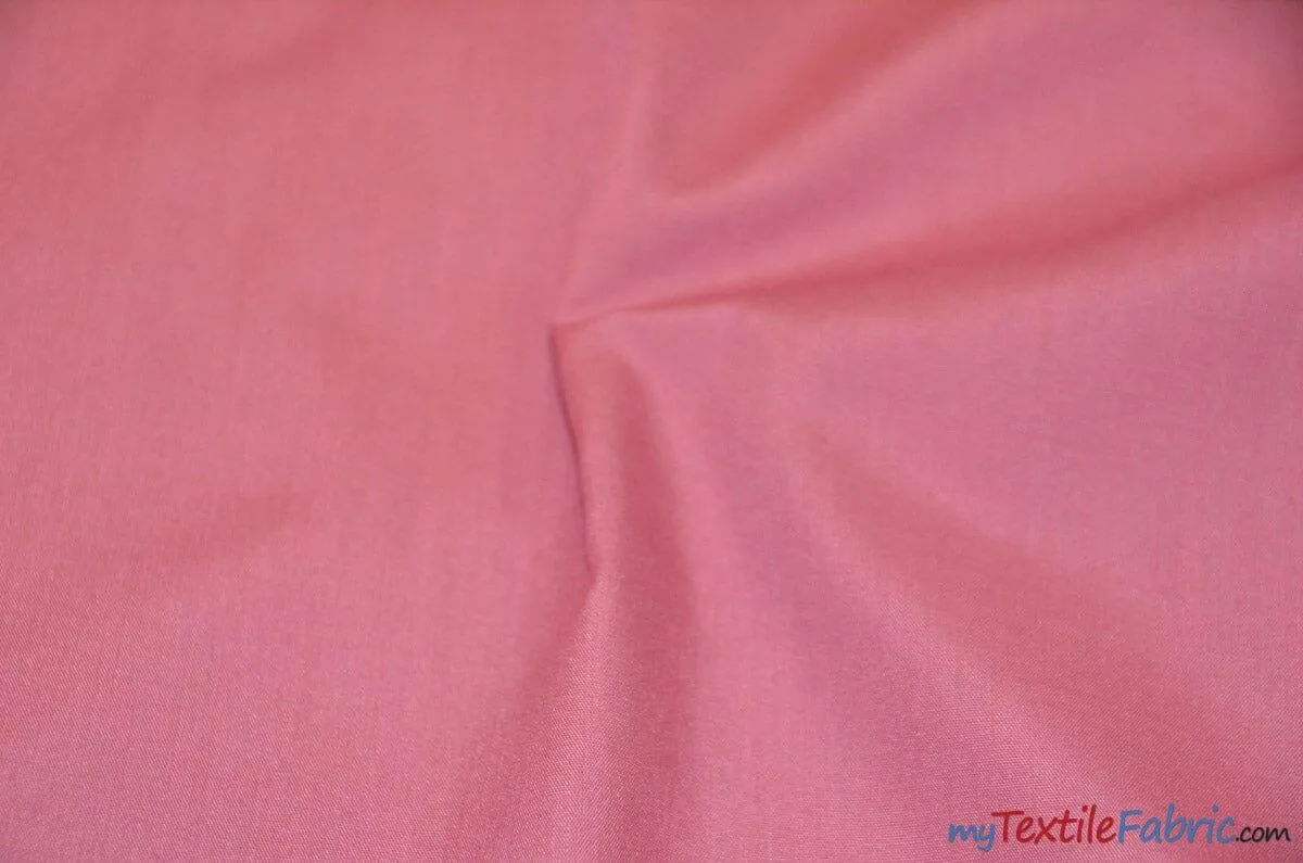 Polyester Cotton Broadcloth Fabric | 60" Wide | Solid Colors | Wholesale Bolt | Multiple Colors |