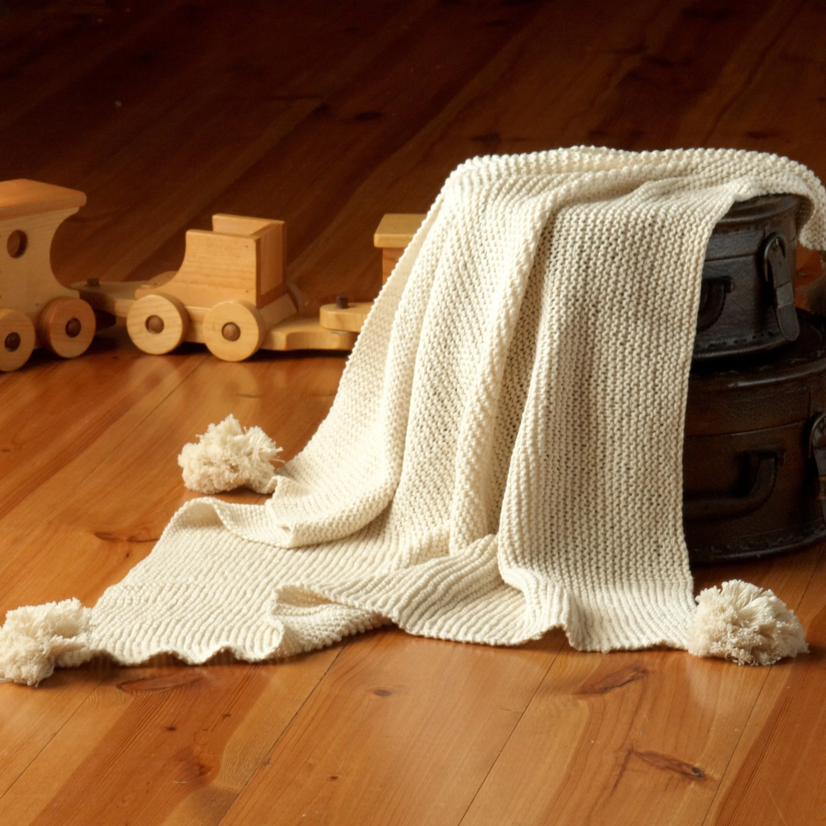 Pom Pom Blanket Free Pattern